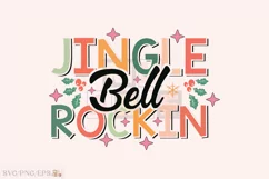 Jingle Bell Rockin Christmas SVG T-shirt Design Product Image 1