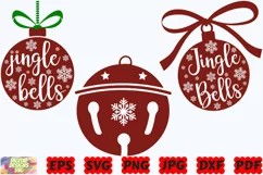 Jingle Bells SVG | Christmas Bells SVG | Christmas SVG | PNG Product Image 1