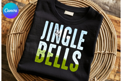 Jingle Bells Christmas Canva Frame Shirt Design Product Image 1