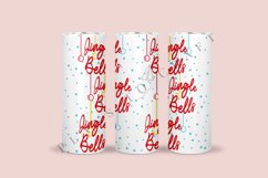 jingle bells christmas skinny tumbler sublimation design for 20oz and 30oz skinny tumbler sublimation wrap