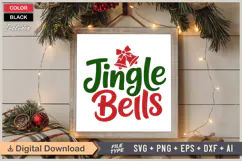 Jingle Bells SVG | Christmas SVG | Holiday SVG | Xmas SVG Product Image 6