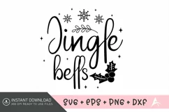 Jingle bells SVG, Festive Holiday SVG, Christmas SVG Product Image 1