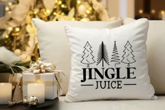 Jingle Juice SVG, Christmas Vibes holiday SVG, Christmas SVG Product Image 4