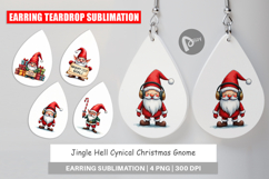 Jingle Hell Gnome Earring Product Image 1