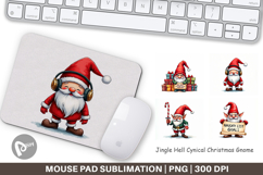 Jingle Hell Gnome Mouse Pad Product Image 1