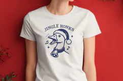 Jingle Honks SVG | Funny Goose Christmas PNG for Cricut Product Image 2