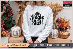 Jingle Shell SVG | Christmas SVG | Holiday SVG | Xmas SVG Product Image 2