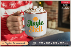 Jingle Shell SVG | Christmas SVG | Holiday SVG | Xmas SVG Product Image 3