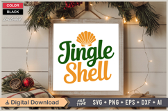 Jingle Shell SVG | Christmas SVG | Holiday SVG | Xmas SVG Product Image 6