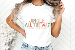Jingle All The Way to the Book Store SVG Product Image 2