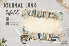 Coastal Books Junk Journal Bifold fantasy nautical journal Product Image 1