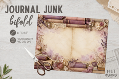 Romantic Pink Junk Journal collage motivational quotes Product Image 1