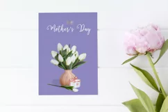 Mother's Day greeting cards AI,EPS,PNG,JPEG Product Image 3