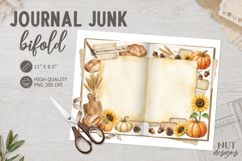 Harvest Journal Junk Bifold distressed antique paper Product Image 1