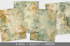Letter paper junk journal backgrounds Product Image 1