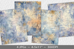 Letter paper junk journal backgrounds Product Image 1