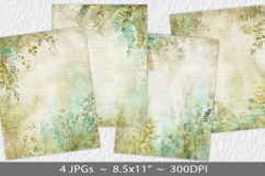 Letter paper junk journal backgrounds Product Image 1