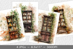 Letter paper junk journal backgrounds Product Image 1