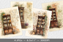 Letter paper junk journal backgrounds Product Image 1