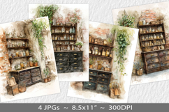 Letter paper junk journal backgrounds Product Image 1