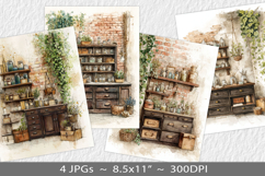 Letter paper junk journal backgrounds Product Image 1