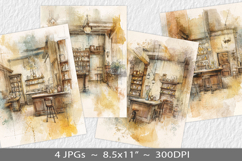 Letter paper junk journal backgrounds Product Image 1