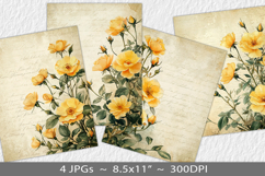 Letter paper junk journal backgrounds Product Image 1