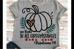 Fall svg JPEG Silhouette Cricut Faith pumpkin praise leopard Product Image 1