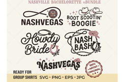 Cowgirl Disco SVG Bundle Nashville Product Image 1