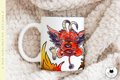 Spicy But Cute | Funny Devil Halloween Mug Wrap Product Image 4
