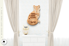 Layered Fox Sign Laser Cut | Nursery Laser Cut Signs Product Image 2