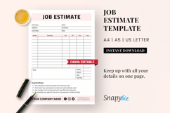 Job Estimate Template Product Image 1
