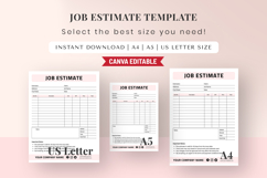 Job Estimate Template Product Image 2