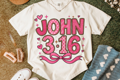 John Valentine's Day PNG, Love Like Jesus PNG, Bible Verse Product Image 4
