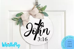 John 3:16 Svg Bible Quotes Svg Christian Quotes Svg Bible Product Image 1