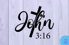 John 3:16 Svg Bible Quotes Svg Christian Quotes Svg Bible Product Image 2