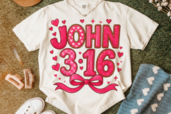 John Valentine's Day PNG, Love Like Jesus PNG, Bible Verse Product Image 4