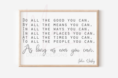 John Wesley Quote SVG Inspirational Christian Design Product Image 1