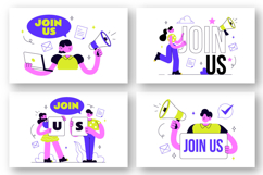 10 Join Us Vector Illustration Product Image 2