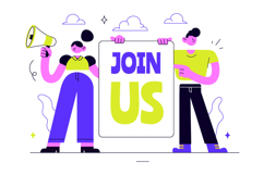 10 Join Us Vector Illustration Product Image 4