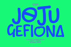 Joju Gefiona Playful Kids Branding Sans Serif Product Image 1