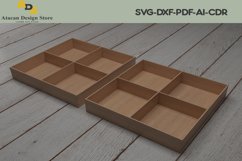 Laser cut Round Patterned Coaster and Box Templates Set 207 Product Image 5