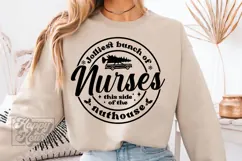 Jolliest Bunch Of Nurses This Side Of The Nuthouse SVG PNG Product Image 3