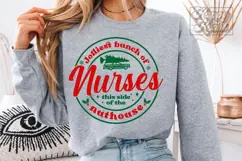 Jolliest Bunch Of Nurses This Side Of The Nuthouse SVG PNG Product Image 5