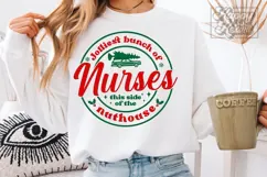 Jolliest Bunch Of Nurses This Side Of The Nuthouse SVG PNG Product Image 6