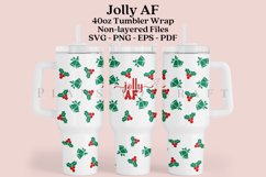 jolly af 40oz quencher tumbler sublimation full wrap high resolution transparant background