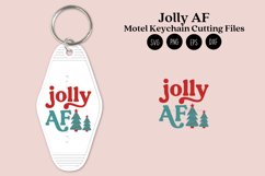 jolly christmas quotes motel keychain cutting files SVG DXF PNG EPS