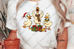 Jolly Goose PNG Funny Christmas Goose Sublimation Product Image 2