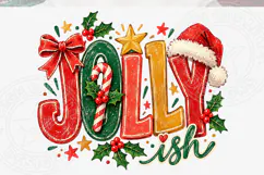 Merry Christmas PNG, Christmas Sublimation Product Image 5