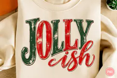 Jolly Ish Retro Christmas PNG Product Image 1